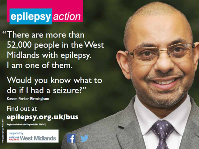 epilepsy action bus advert kasam parkar