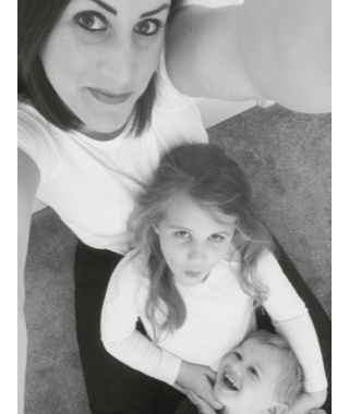 Mother and Harry in black and white portrait, showing maternal love for child living with epilepsy