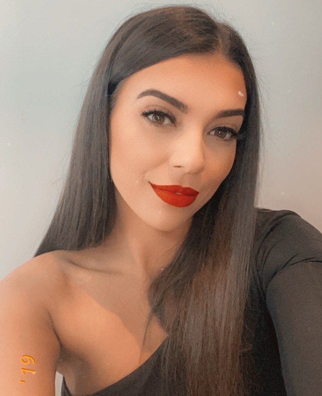 Isabella Stefanoski, Miss World finalist and epilepsy awareness advocate, portrait photo