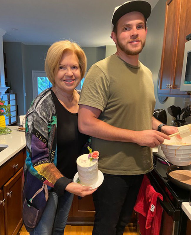 Jackson Kissel with his mother Chris Kissel, sharing their family epilepsy story together