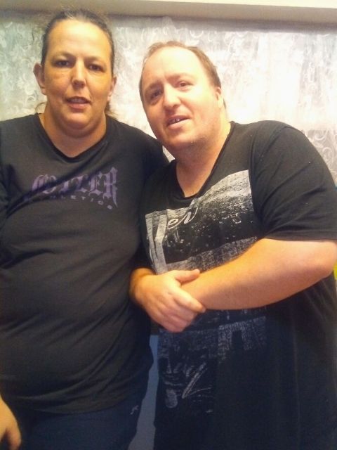 Jonathan with his supportive partner, showing family love and care whilst living with epilepsy